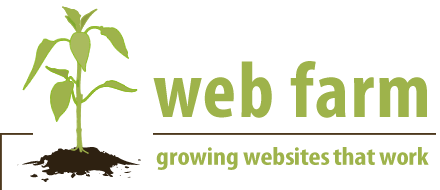 Web Farm logo - growing websites that work